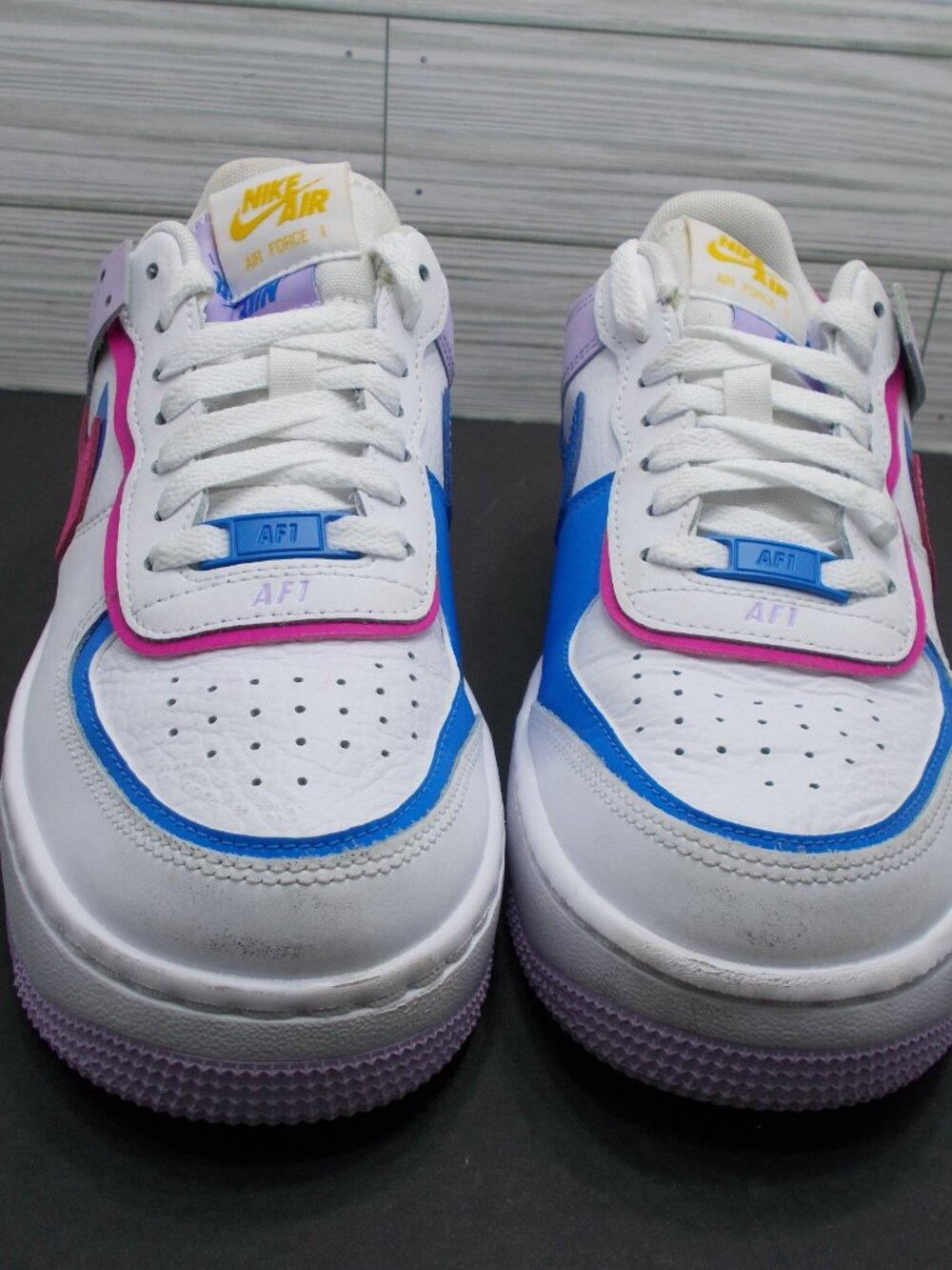 Nike Air Force 1 Shadow Women's 7.5 Shoes HF5064-100 - Picture 2 of 5